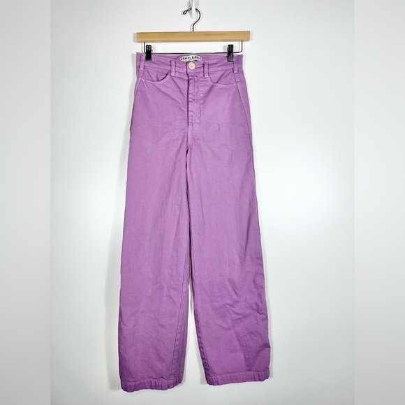 Gravel & Gold Placer Pant In Jacaranda Size 0 - Picture 4 of 9